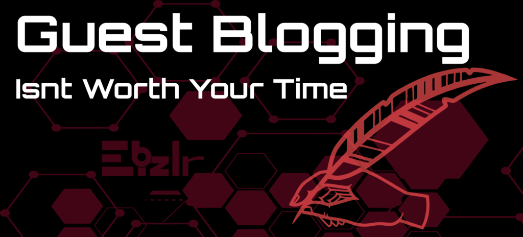 Guest Blogging: Is Guest Blogging Dead?